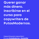 Mi proyecto del curso: Copywriting para copywriters. Een project van  Reclame, Cop, writing, Stor, telling y Communicatie van Belen Sosa - 17.10.2023