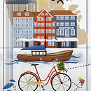My project for course: Analog-Style Digital Illustration with Procreate. Traditional illustration, and Digital Illustration project by Anja Rutishauser - 10.17.2023