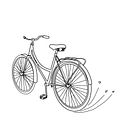 Bicicletas. Ilustração digital projeto de Tássia Furtado - 17.10.2023