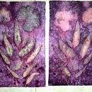 Mi proyecto del curso: Impresión botánica en textil y papel. Artesanato, Design de moda, DIY, Tingimento têxtil, Estamparia têxtil, e Design têxtil projeto de juliasimioli - 18.10.2023