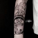 Il mio progetto del corso: Tecniche di tatuaggio blackwork in fine line. Tattoo Design project by davevalo16 - 10.19.2023