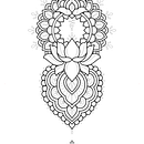 Projeto para tatuagem em ornamental com flor de lótus . Un progetto di Design di tatuaggi di Ana - 19.10.2023