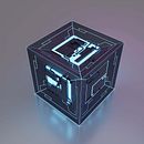 Sci-fi Cube  . % Jovenel Monilla tarafından hazırlanan 3D, Tasarım, O, un Tasarımı, Ve Grafik Tasarım projesi - 10.21.2023