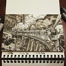 Puffing Billy. Un proyecto de Sketchbook e Ilustración tradicional de Jascha - 22.10.2023