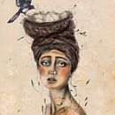 Mi proyecto del curso: Retrato ilustrado con Procreate. Een project van Traditionele illustratie, Vectorillustratie, Digitale illustratie y  Portrettekening van Romina Rentera - 22.10.2023