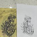 My project for course: Introduction to Etching Tattoos . Design tatuaj de Ettore Semeghini - 10.22.2023