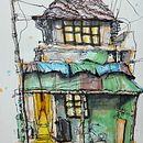 More practice urban drawing. Een project van Traditionele illustratie van Gregory Jackson - 22.10.2023