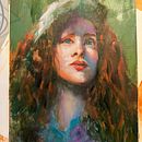 Portrait class. Oil Painting project by mchacon001 - 10.24.2023