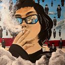 Livello onirico del fumo candito. Een project van Traditionele illustratie van Giulia Francioso - 24.10.2023