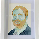 Il mio progetto del corso: Ritratto artistico ad acquerello. Fine Arts, Painting, Watercolor Painting, and Portrait Drawing project by Mattia Fisicaro - 10.25.2023