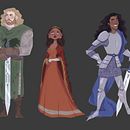 Mi proyecto del curso: Introducción al diseño de personajes para animación y videojuegos. Een project van Traditionele illustratie, Animatie, Ontwerp van personages, Videogames y Videogame-ontwerp van Arantxa Beré - 13.12.2023