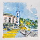 Mein Abschlussprojekt für den Kurs: Urban Sketching: Kreiere expressive Stadtlandschaften. Un projet de Peinture, Esquisse , Dessin, Aquarelle, Carnet de croquis et Illustration à l'encre de leni_k - 26.10.2023