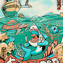 My project for course: Monetize your Illustrations by Transforming them into Products . Un projet de Illustration traditionnelle, Marketing, Illustration numérique, Dessin numérique , et Business de Agnes Mathey - 28.10.2023