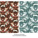 My project for course: Nature-inspired Patterns: From Sketch to Photoshop. Traditional illustration, Pattern Design, Pencil Drawing, Drawing, and Botanical Illustration project by Hannah - 10.28.2023