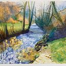 My project for course: Painting Realistic Watercolor Landscapes. Een project van  Beeldende kunst, Schilderij,  Schetsen, Aquarelschilderen y Naturalistische illustratie van Cindy Faulkner - 29.10.2023