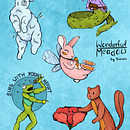 My project for course: Illustration of Adorable Characters Inspired by Nature. Un projet de Conception de personnages, Dessin, Illustration numérique , et Dessin numérique de tonizio - 30.10.2023