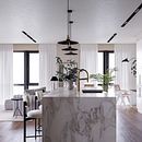 Modern Apartment Open Concept Kitchen-Living-Dining. Un progetto di ArchVIZ di Lorae M - 29.10.2023