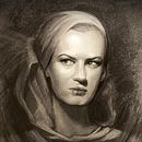 Mój projekt kursowy: Realistyczny portret węglem. Projekt z dziedziny Trad, c, jna ilustracja,  Sztuki piękne,  R, sunek, Portret, R, sunek realist i czn użytkownika Cathy Duculty - 29.10.2023