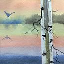 Mój projekt z kursu: Klimatyczne pejzaże wykonane akwarelą. Fine Arts, Painting, and Watercolor Painting project by Maciej Wojtoń - 10.30.2023
