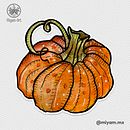 Día 31: Calabaza #31Days31Drawings2023. Un proyecto de Ilustración tradicional de Miriam Yamamoto - 31.10.2023