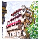 My project for course: Expressive Architectural Sketching with Colored Markers. Projekt z dziedziny Sketching,  R, sunek,  R, sunek architektoniczn, Sketchbook,  R i sunek atramentem użytkownika Gowtham Raj - 01.11.2023