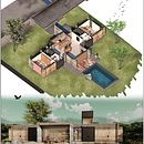 Mi proyecto del curso: Ilustración digital de proyectos arquitectónicos Ein Projekt aus dem Bereich Architektur, L, schaftsbau, Digitale Illustration, Digitale Architektur und Architektonische Illustration von Diego Siles - 01.11.2023
