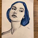 Il mio progetto del corso: Ritratto su blocco da disegno: esplora il volto umano. Esboçado, Desenho, Desenho de retrato, Desenho artístico, e Sketchbook projeto de carlotta.coffaro96@gmail.com Coffaro - 01.11.2023
