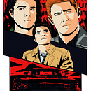 Meu projeto do curso: Ilustração vetorial de filmes. Projekt z dziedziny Grafika wektorowa,  Projektowanie plakatów, Ilustracja c i frowa użytkownika Marcela Fernandes Abreu - 02.11.2023