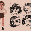 My project for course: Drawing Appealing Characters with Personality. Un progetto di Character design, Bozzetti, Disegno, Stor, telling, Stor, board, Disegno artistico e Narrativa di Celina Górska - 01.11.2023