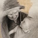 My project for course: Artistic Charcoal Portraiture: Creating Atmosphere. Traditional illustration, Fine Arts, Drawing, Portrait Drawing, Realistic Drawing, and Artistic Drawing project by Judit Gellerd - 11.02.2023