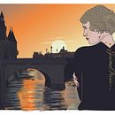 J'aime Paris. Traditional illustration, Vector Illustration, Drawing, Digital Illustration, and Digital Drawing project by Claire Wastiaux - 09.20.2020