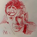 Chester - ballpoint pen tattoo. Un projet de Conception de tatouage de Martin B - 24.10.2023