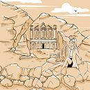 Travel postcard  Ein Projekt aus dem Bereich Digitale Illustration, Zeichnung und Digitale Zeichnung von Angelica Pellegrino - 18.06.2023