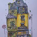 Meu projeto do curso: Desenho arquitetônico expressivo com marcadores coloridos. Un projet de Esquisse , Dessin, Illustration architecturale, Carnet de croquis et Illustration à l'encre de Deb - 04.11.2023