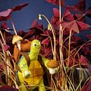 My project for course: Needle Felting - Klomper the tortoise. Een project van Craft, Speelgoedontwerp y Naaldvilten van inne_haine - 05.11.2023