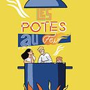 Mon projet du cours : Illustration rétro : du crayon traditionnel aux outils numériques. Een project van Traditionele illustratie, Digitale illustratie y Digitale tekening van julienencouleur - 30.10.2023