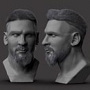 Mi proyecto del curso: Retrato 3D realista con ZBrush y KeyShot - Messi. Een project van 3D,  3D-modellering y 3D-karakterontwerp van Juan Pablo Rodriguez - 06.11.2023