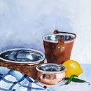 My project for course: Gouache Painting: Create Vibrant Works of Art. Un progetto di Belle arti, Pittura, Teoria del colore e Pittura gouache di Su Halfwerk - 05.11.2023