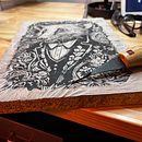 Fancy trash panda. Ilustração tradicional, Artesanato, Artes plásticas, Estampagem e Ilustração com tinta projeto de Paul Bouwhuizen - 02.03.2024