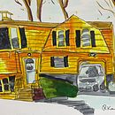My project for course: Expressive Architectural Sketching with Colored Markers. Sketching, Drawing, Architectural Illustration, Sketchbook & Ink Illustration project by Rose Konecky - 11.06.2023
