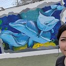 Mi proyecto del curso: Introducción a la pintura mural decorativa. Un progetto di Pittura, Street Art, Illustrazione digitale, Pittura acrilica e Pittura decorativa di Karla Cordova - 06.11.2023