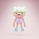 Mi proyecto del curso: Creación de personajes kawaii en 3D con Blender. Un projet de Illustration traditionnelle, Conception de personnages, Illustration numérique, Modélisation 3D , et Manga de daviddores - 10.11.2023