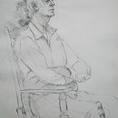RECENT LIFE DRAWING FROM THE MODEL. Un proyecto de Bellas Artes, Dibujo de Retrato y Dibujo artístico de Richard Mabe - 10.11.2023