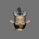 Meu projeto do curso: Modelagem profissional de personagens de desenho animado em 3D. Un proyecto de 3D, Diseño de personajes, Animación de personajes, Modelado 3D, Diseño de personajes 3D y Diseño 3D de Emanuel Jose Cordeiro - 05.11.2023