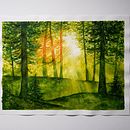 My project for course: Dreamy Watercolor Landscapes: Paint with Light . Lukisan, Dan Lukisan Cat Air proyek oleh azur_ve - 11.11.2023