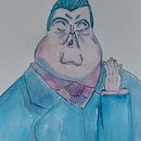 Anibal Troilio - Yo Soy El Tango. Un progetto di Belle arti, Pittura, Pittura ad acquerello e Disegno di ritratti di Davide Corona - 11.11.2023