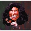 Yeahhh ! La chanteuse - Caricature. Projekt z dziedziny Ilustracja c i frowa użytkownika Anatole OuYadlajoie - 12.11.2023