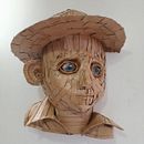 Niño campesino. Un progetto di Character design, Artigianato, Belle arti e Scultura di Andrés Ortiz - 03.11.2023
