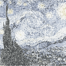 Creative Coding: Generating an image with dots. Un projet de Motion design, Programmation, Multimédia , et JavaScript de Judit Camps - 14.11.2023