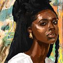 My project for course: Digital Portraits with a Traditional Style in Photoshop . % Oluwabamise Oyetayo tarafından hazırlanan Geleneksel illüstras, on, Dijital İllüstras, on, Dijital Bo, Ve ama projesi - 11.14.2023